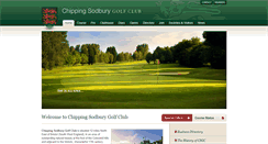 Desktop Screenshot of chippingsodburygolfclub.co.uk